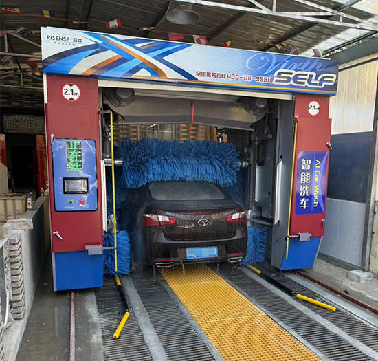 湖北安装日森智能洗车机可扫码启动