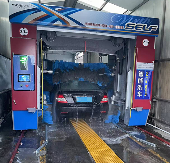 山西加油站安装日森无人值守智能洗车机