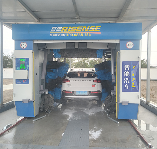 新疆加油站安装日森智能洗车机